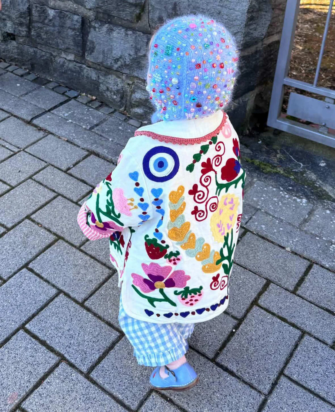 SISSEL EDELBO MINI Maggie Mini Jacket - White Rose ONE LEFT!