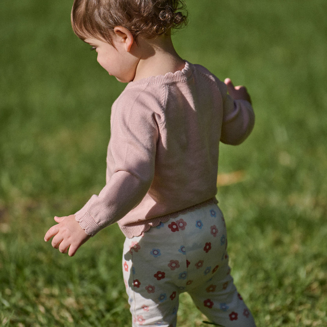 Nature Baby Lilette Cardigan - Rose Dust