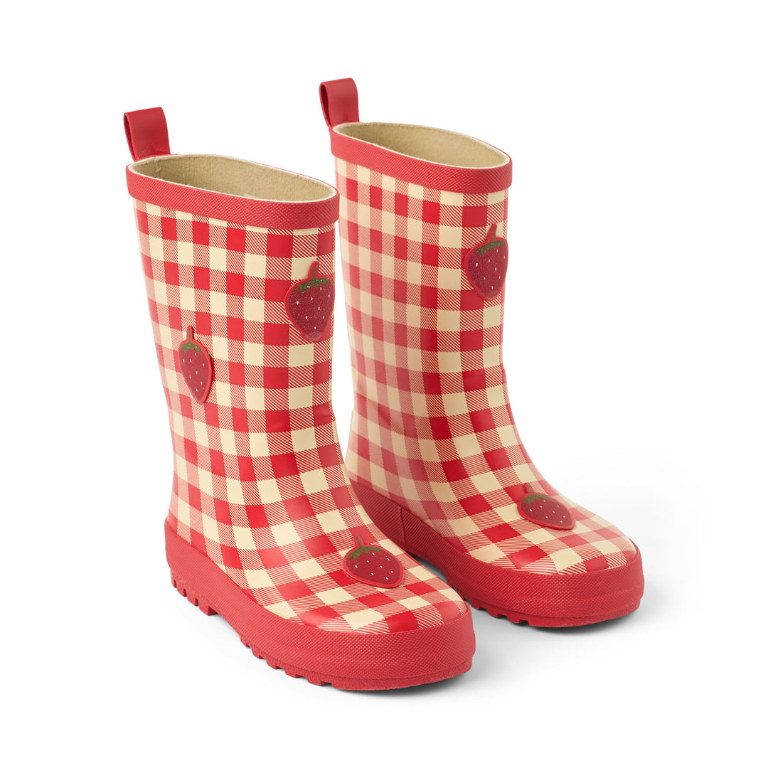 Flöss Misty Rain Boots - Berry Gingham