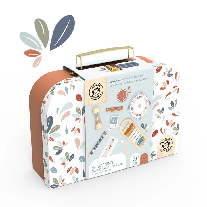 Speedy Monkey Music Set - 6 pieces