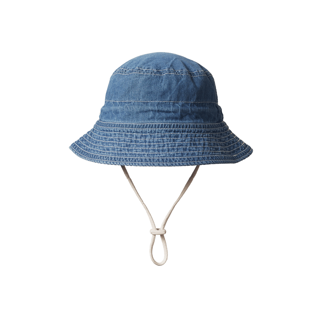 Nature Baby Bucket Sunhat Chambray - Sky