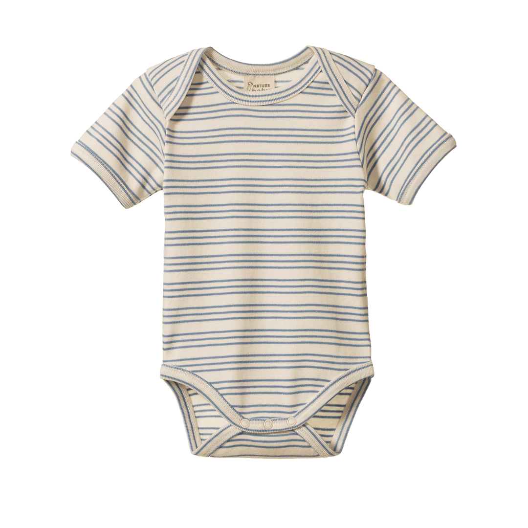 Nature Baby Short Sleeve Bodysuit - Stripe Trio