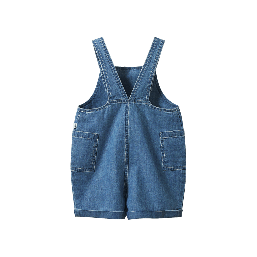 Nature Baby Tucker Shortie Overalls - Sky