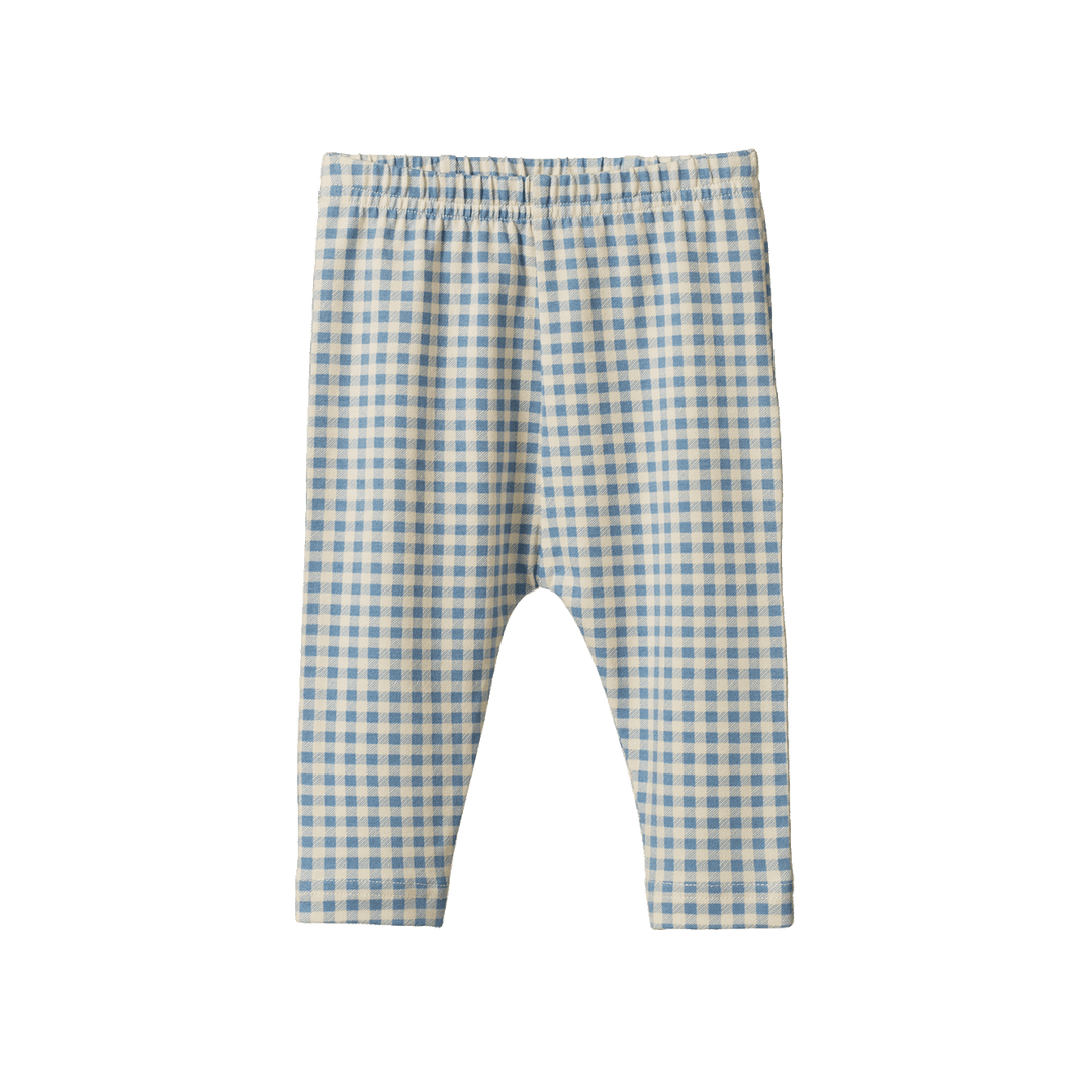 Nature Baby Leggings - Blue Gingham