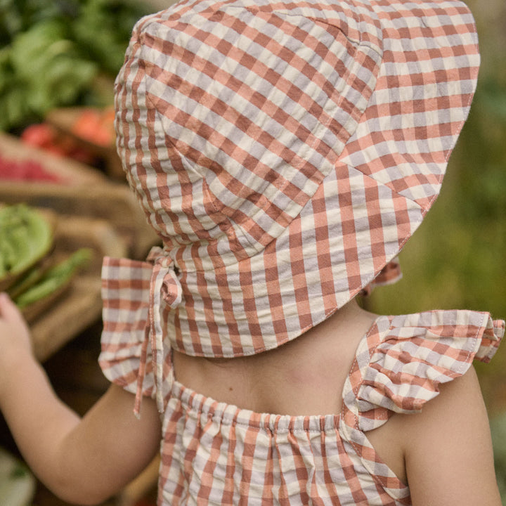 Nature Baby Sun Hat - Dandelion Gingham