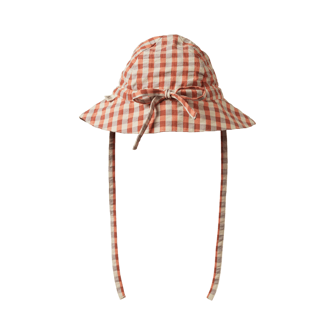 Nature Baby Sun Hat - Dandelion Gingham