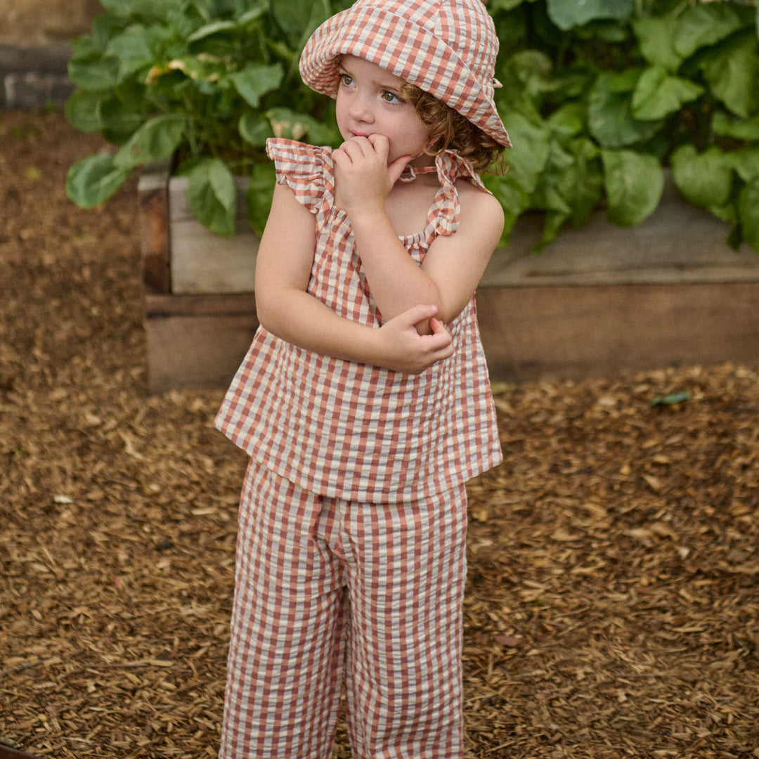 Nature Baby Pippin Pants - Dandelion Gingham