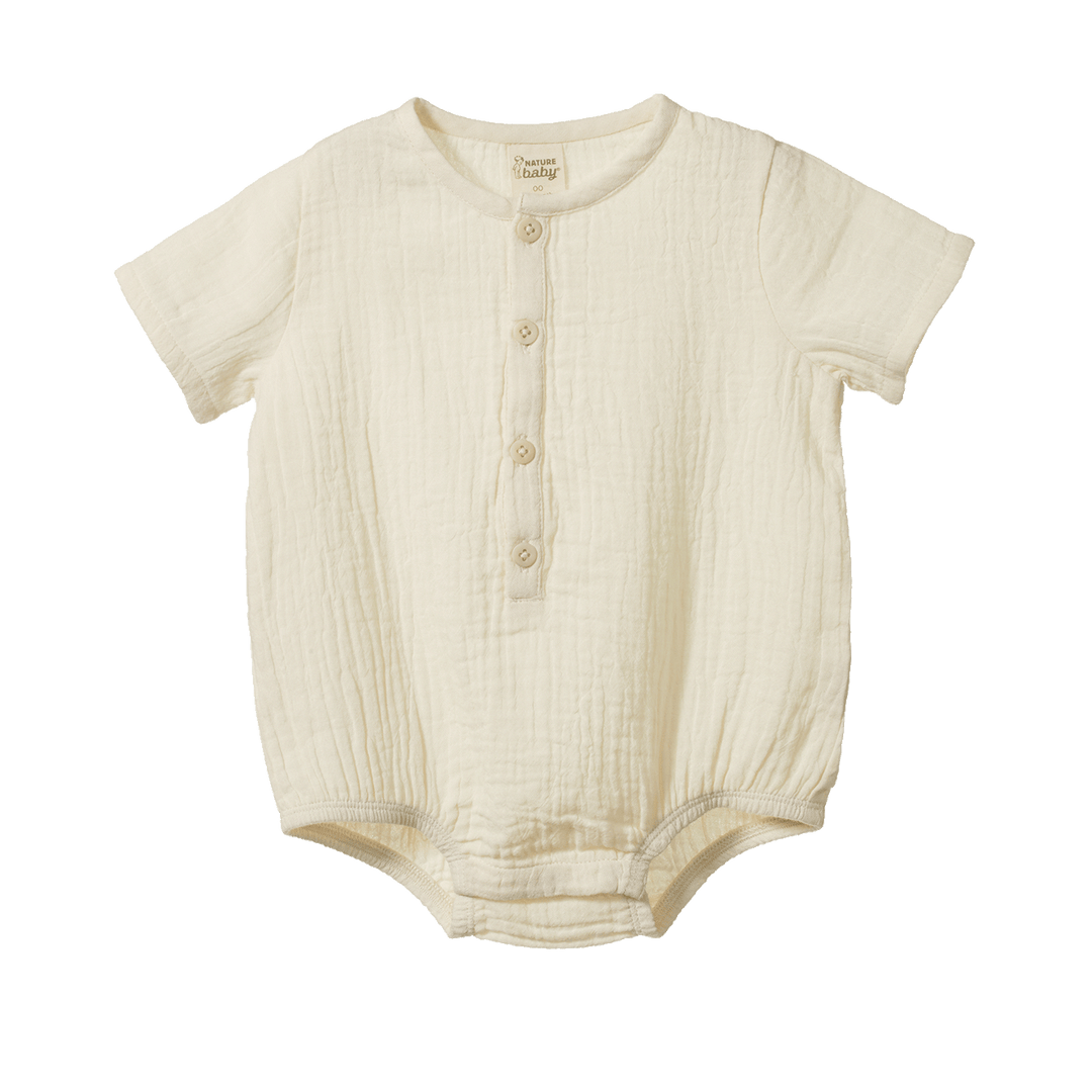 Nature Baby Monty Suit Muslin - Natural
