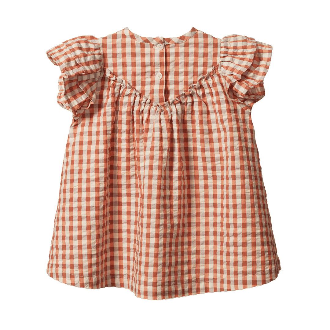 Nature Baby Una Dress - Dandelion Gingham