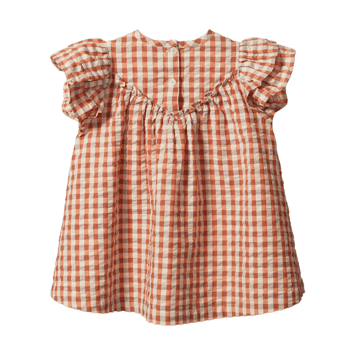 Nature Baby Una Dress - Dandelion Gingham