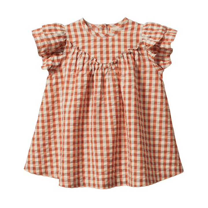 Nature Baby Una Dress - Dandelion Gingham