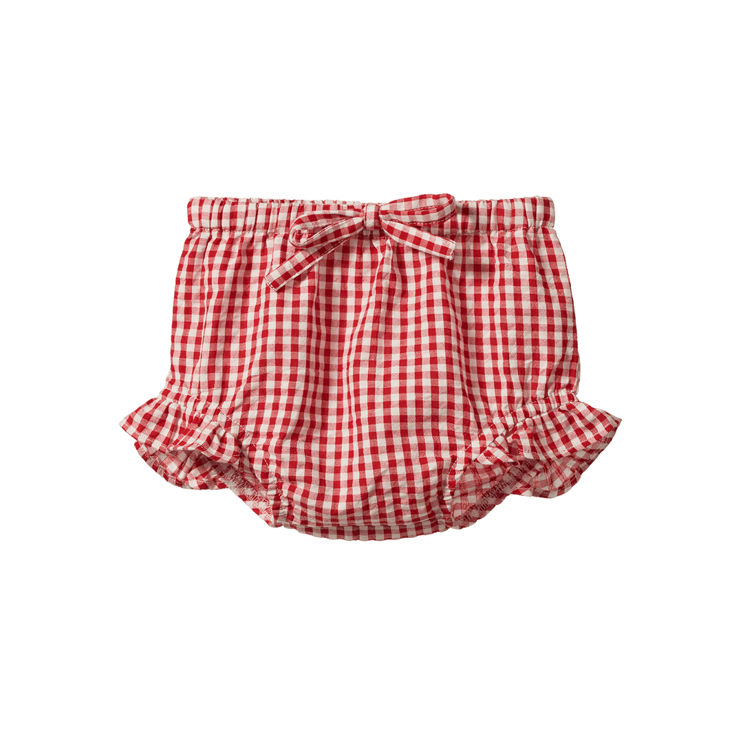 Nature Baby Petal Set - Red Gingham