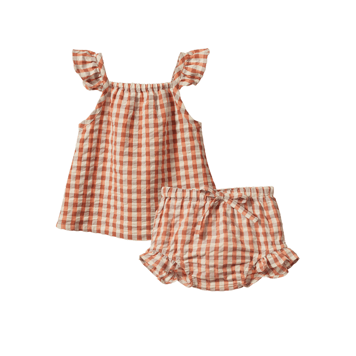 Nature Baby Petal Set - Dandelion Gingham