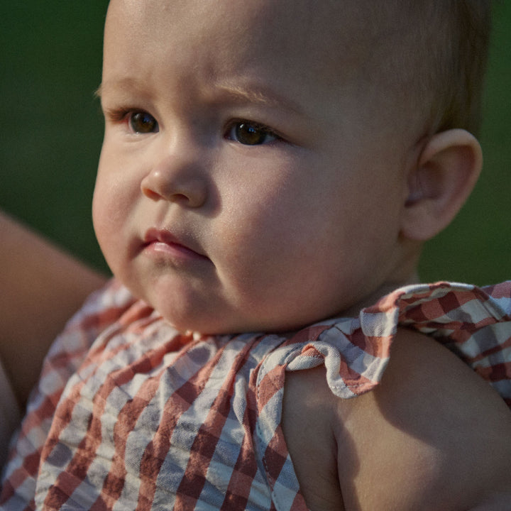 Nature Baby Petal Set - Dandelion Gingham