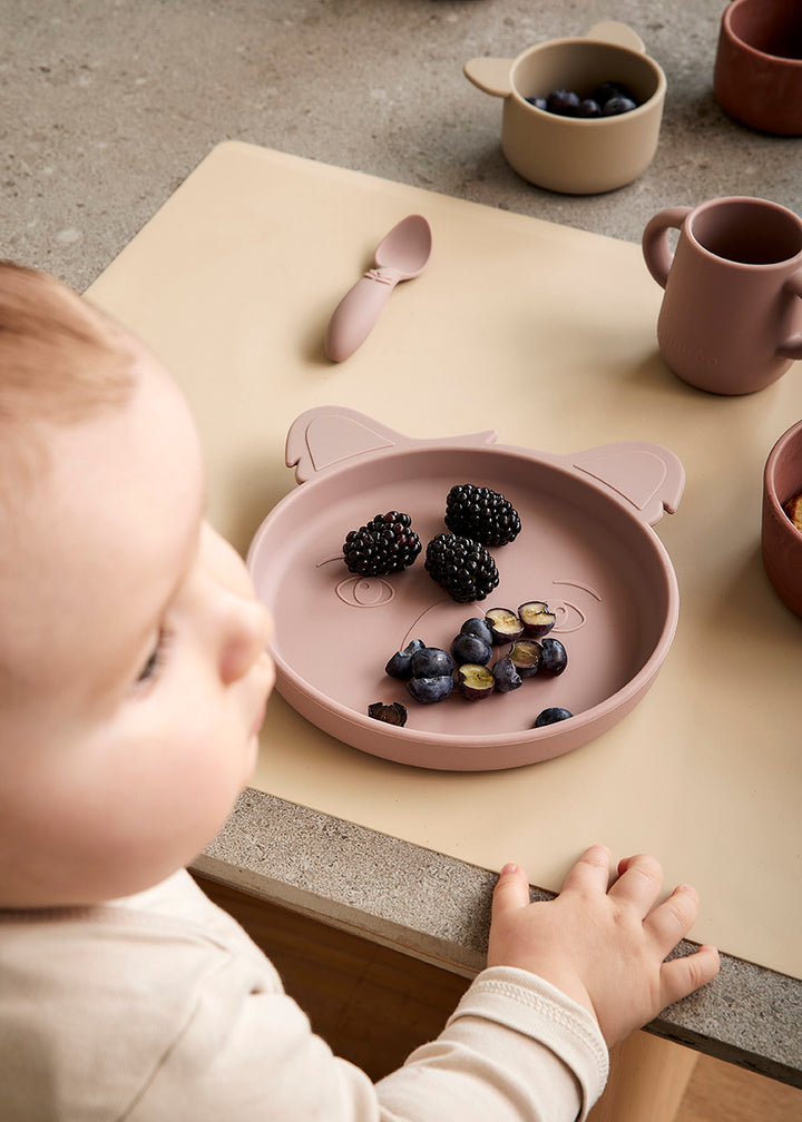 Nuuroo Akila Silicone Plate Koala 2 Pack - Woodrose