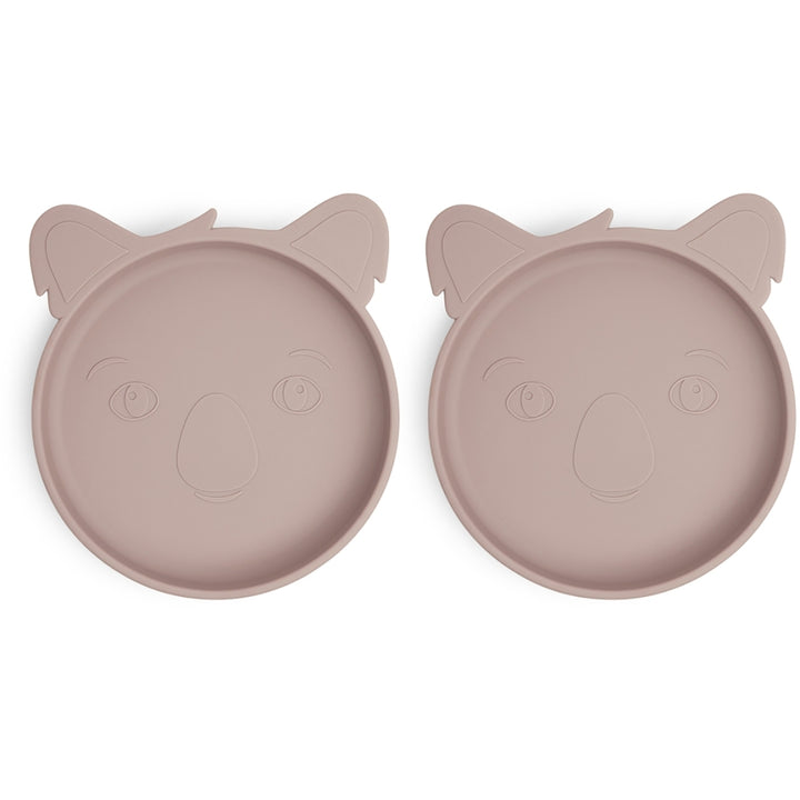 Nuuroo Akila Silicone Plate Koala 2 Pack - Woodrose