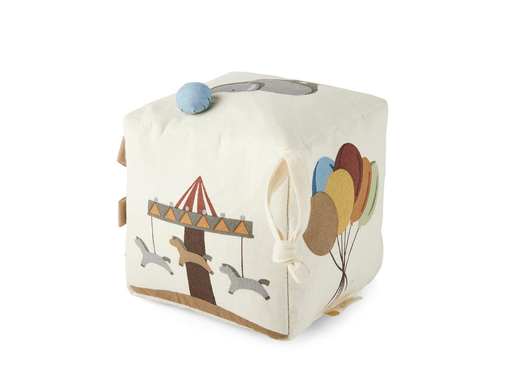 Nuuroo Jasmin Fabric Cube Circus - Creme