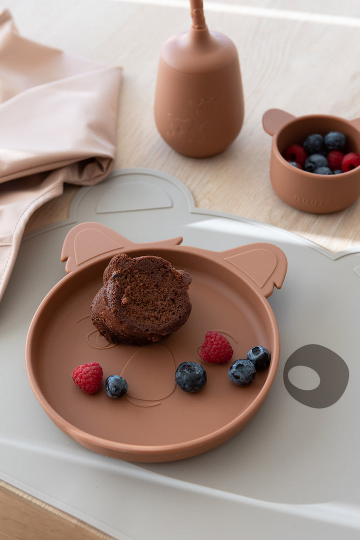 Nuuroo Akila Silicone Plate Koala 2 Pack - Woodrose