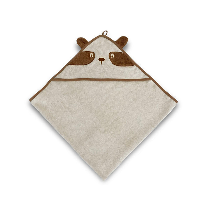 Nuuroo Aki Hooded Baby Towel - White Swan