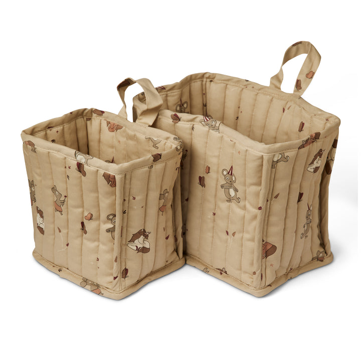 Nuuroo Lumi Quilted Basket Set of 2 - Unicorn