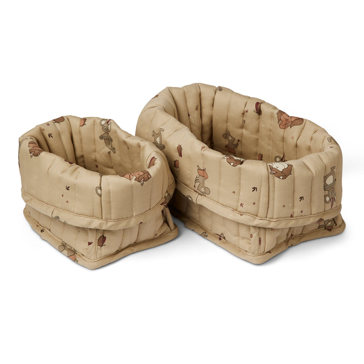 Nuuroo Lumi Quilted Basket Set of 2 - Unicorn