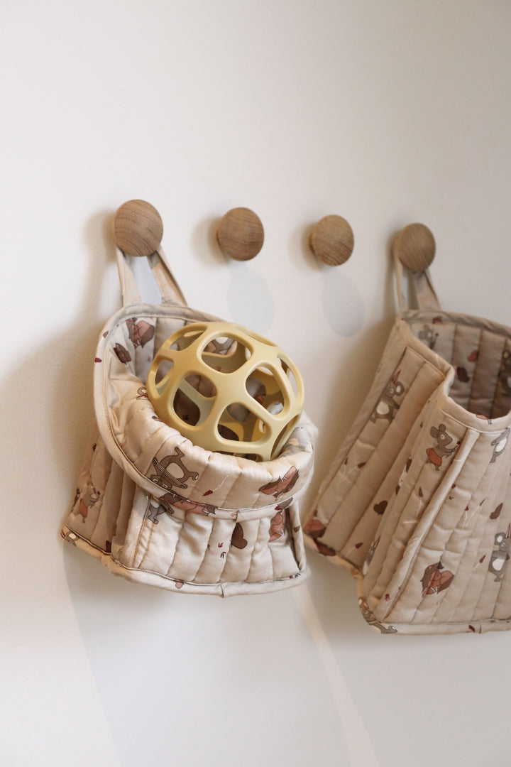 Nuuroo Lumi Quilted Basket Set of 2 - Unicorn