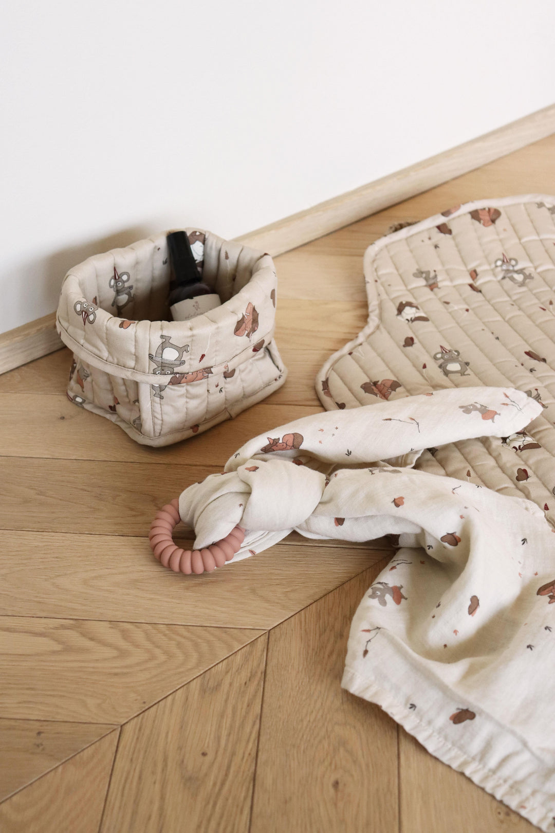 Nuuroo Lumi Quilted Basket Set of 2 - Unicorn