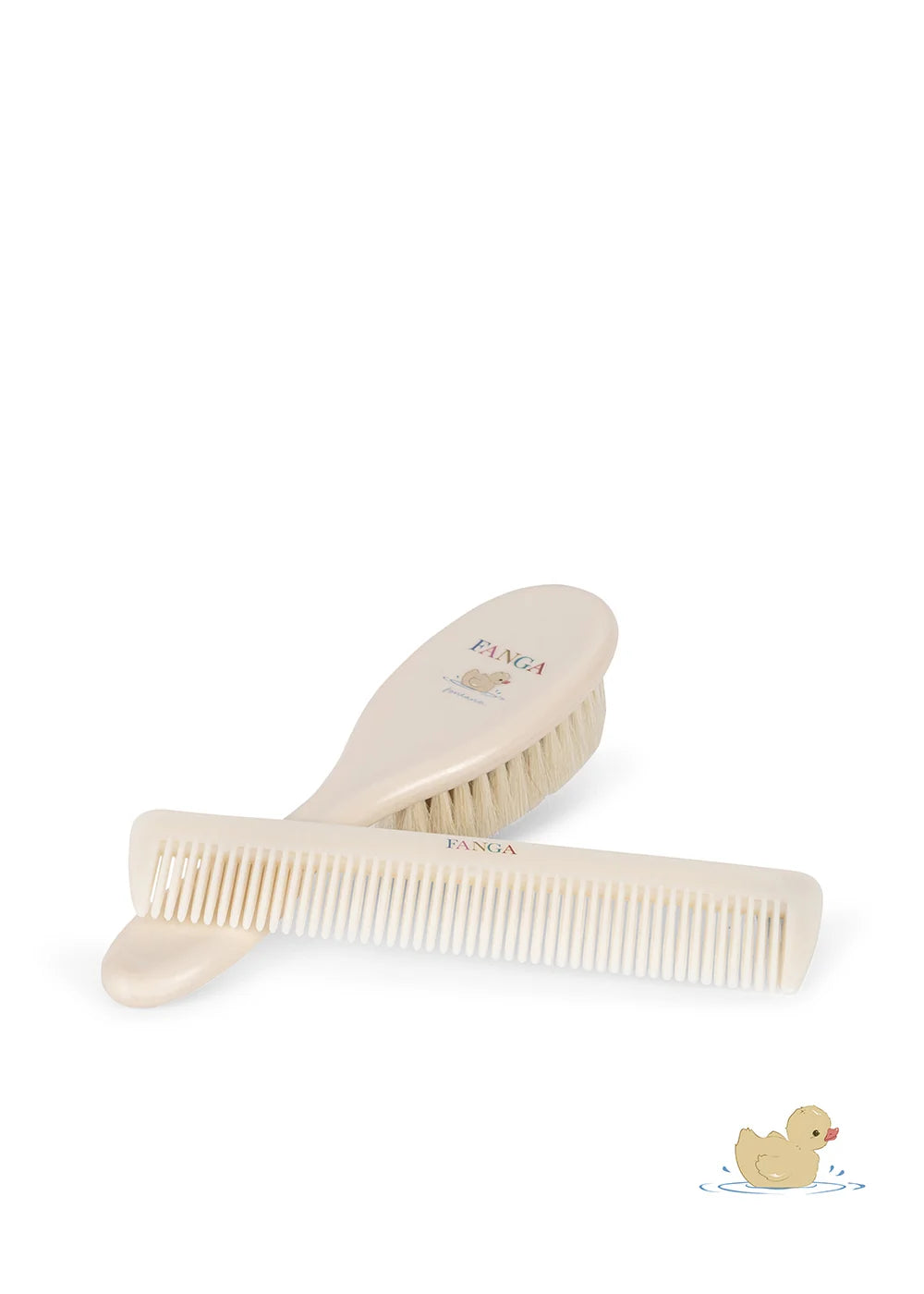 Konges Sløjd Fanga Fontana Baby Hairbrush Set - Beige
