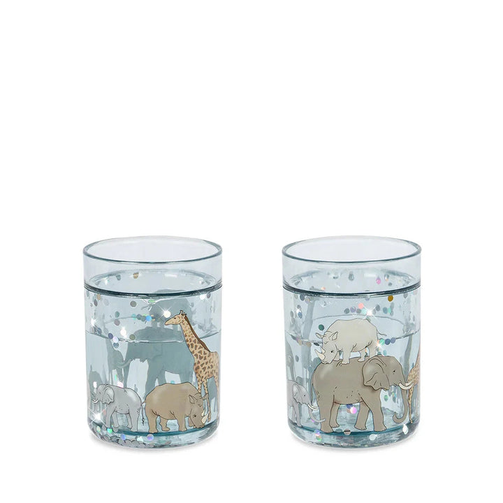 Konges Slojd Glitter Glasses Cups - Safari