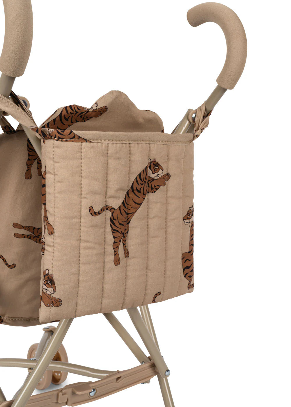 Konges Sløjd Doll Stroller - Tan Tiger