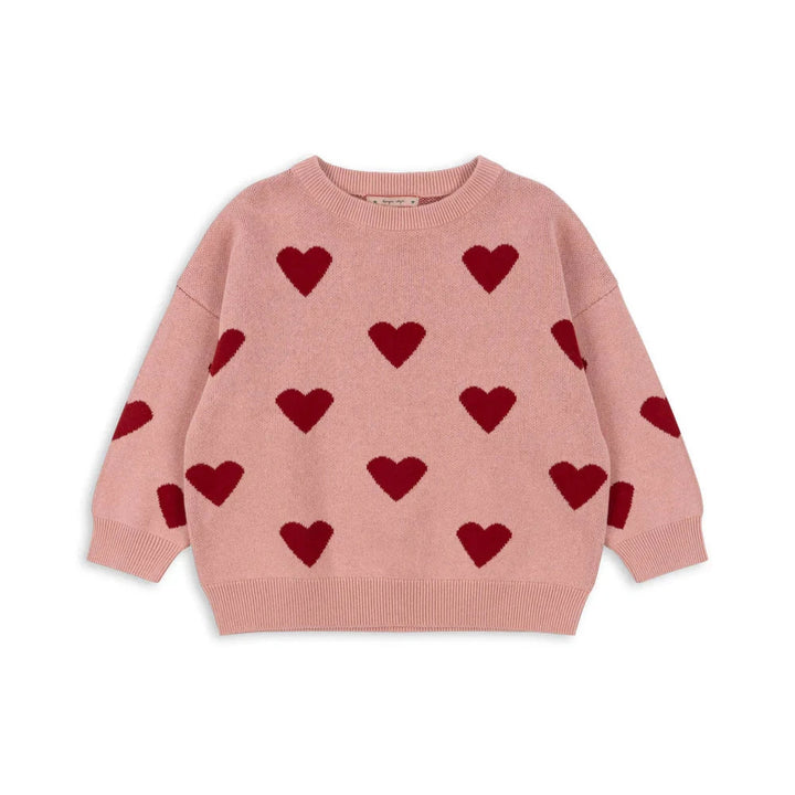 Konges Sløjd Lapis Knit Jumper - Hearts