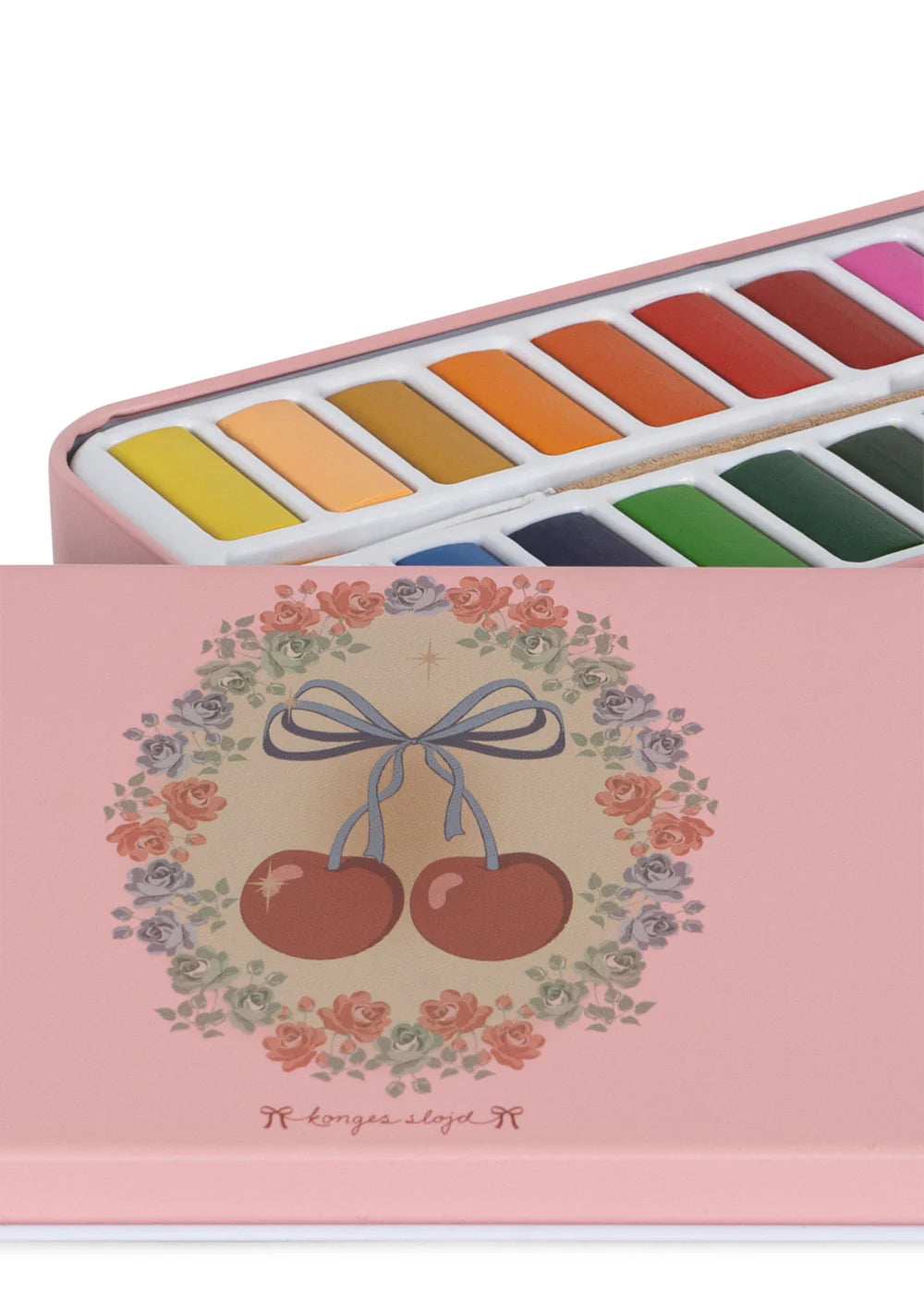 Konges Sløjd Water Colour Tin Box - Cherry Bow