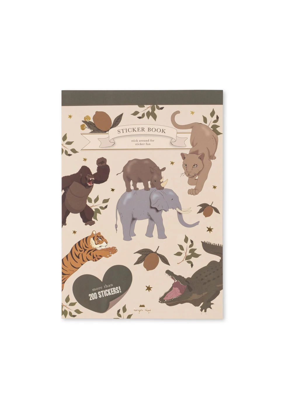 Konges Sløjd A Sticker A Day - Tiger