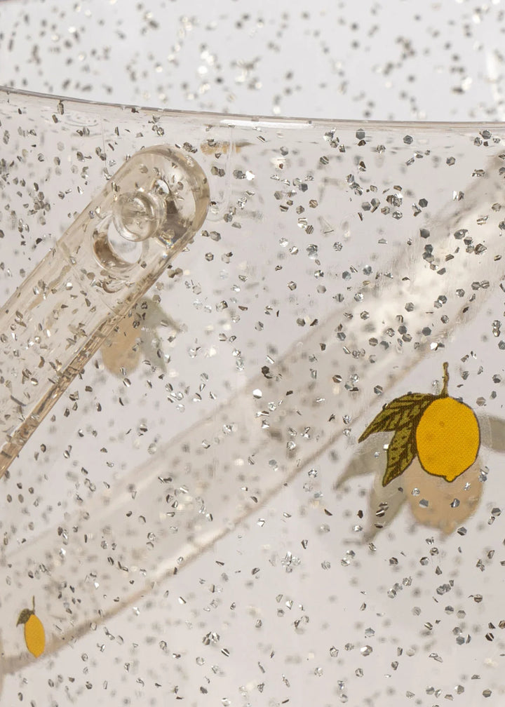 Konges Sløjd Glitter Bucket and Shovel Set - Lemon