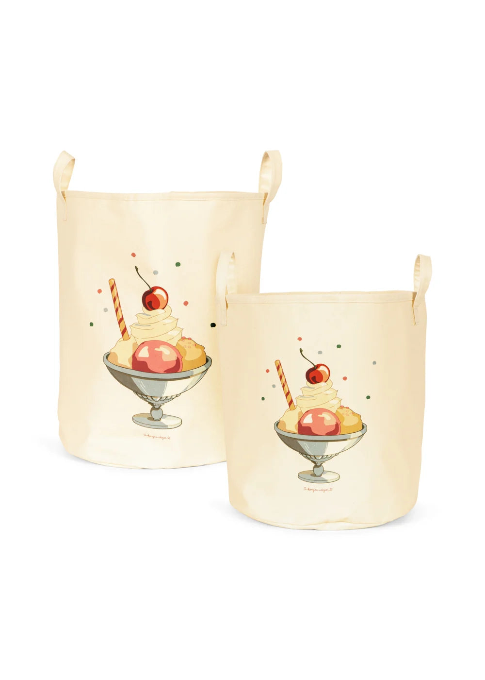 Konges Sløjd Toy Storage Bags - Ice Cream