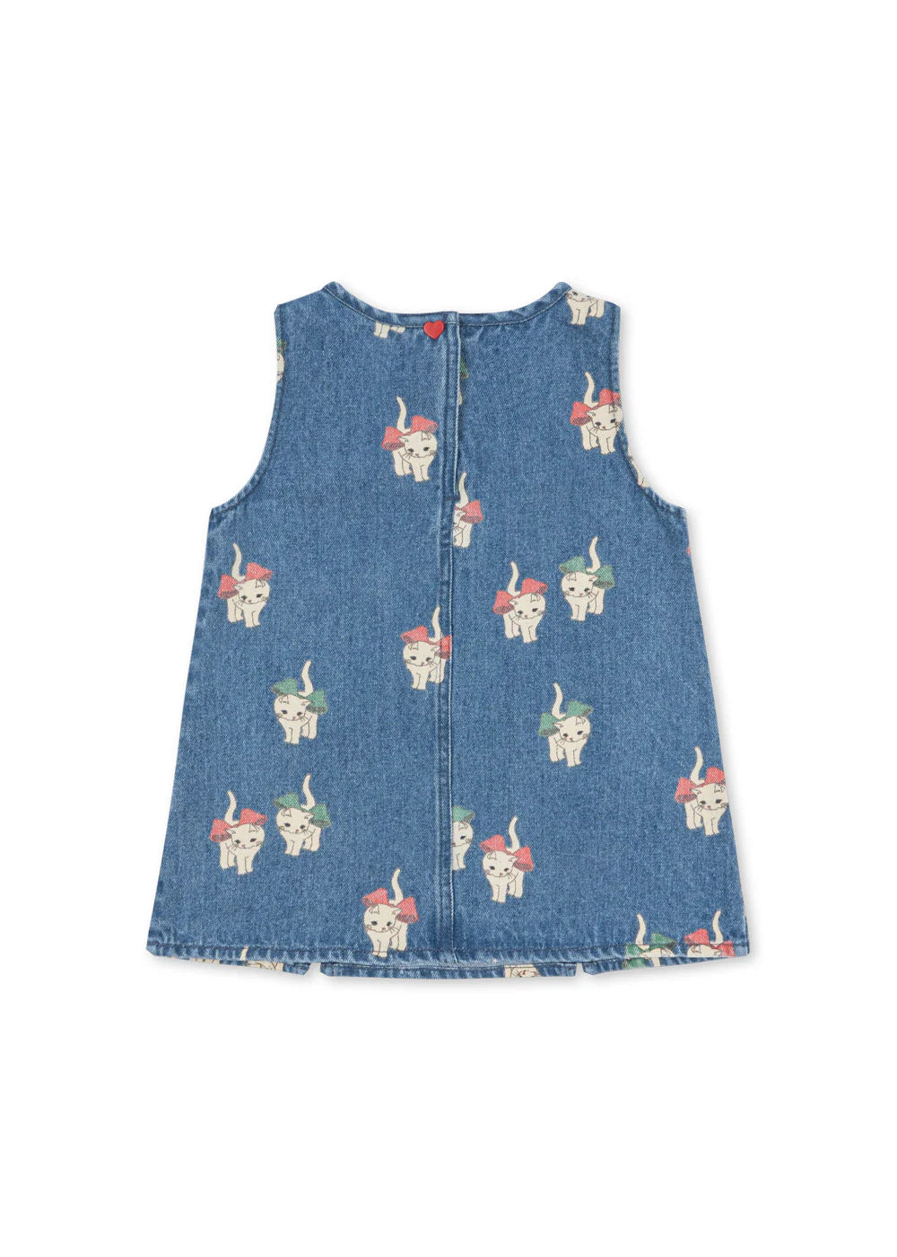 Konges Sløjd Magot Dress - Bow Kitty Denim / Pre Order