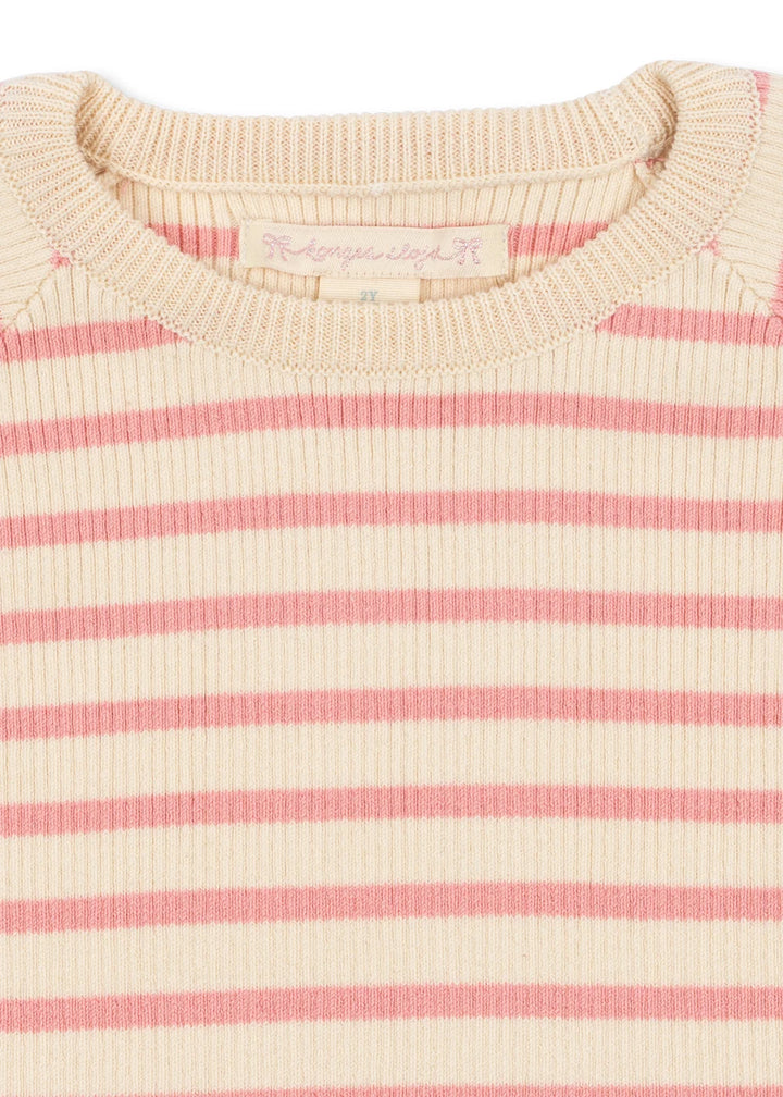 Konges Sløjd Buma Knit Sweater - Peony Butter Stripe