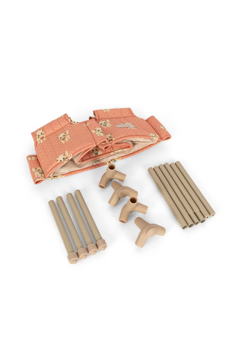 Konges Sløjd Doll Travel Bed - Ciao Miao Rose