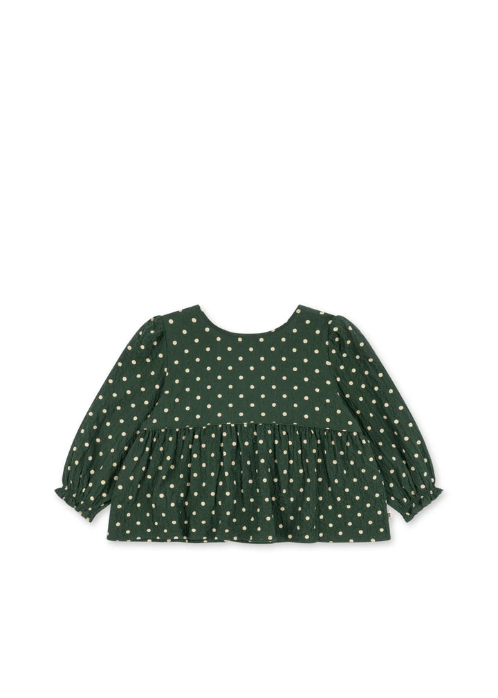 Konges Sløjd Elin Bow Blouse - Dot Marseille