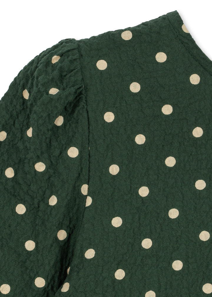 Konges Sløjd Elin Bow Blouse - Dot Marseille