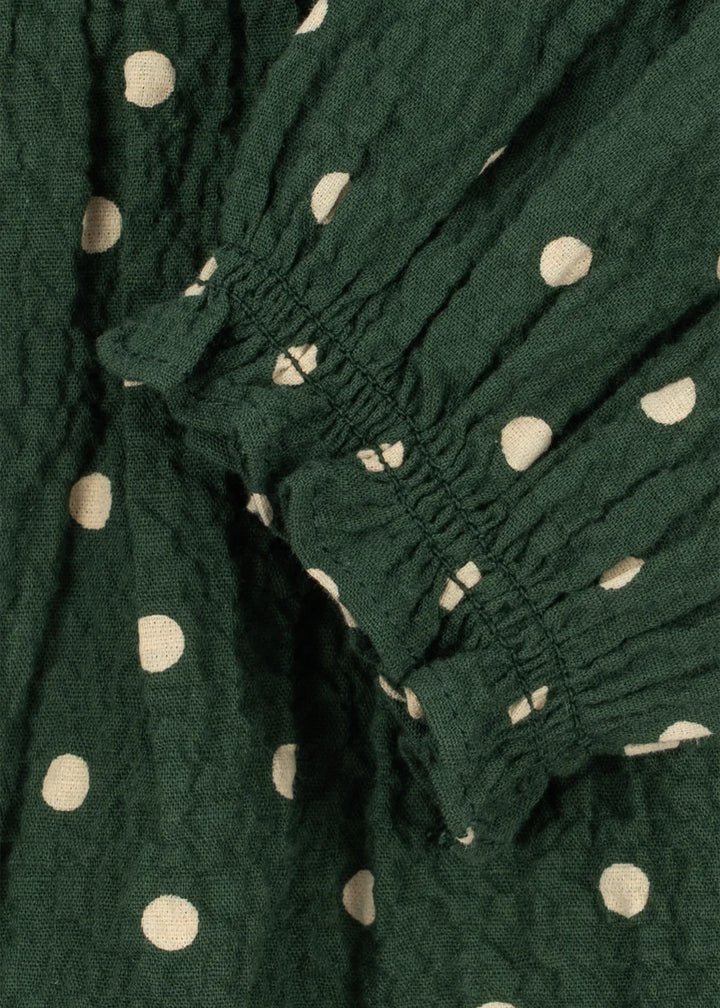 Konges Sløjd Elin Bow Blouse - Dot Marseille