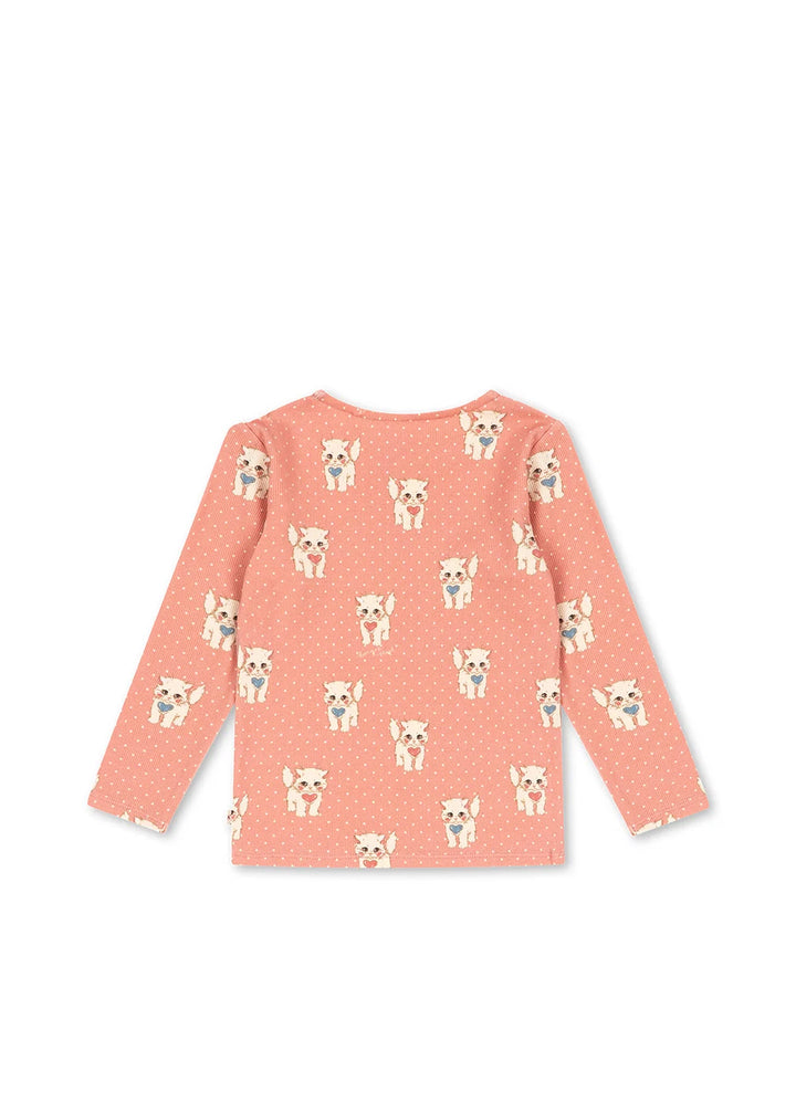 Konges Sløjd Ella LS Tee - Ciao Miao Rose