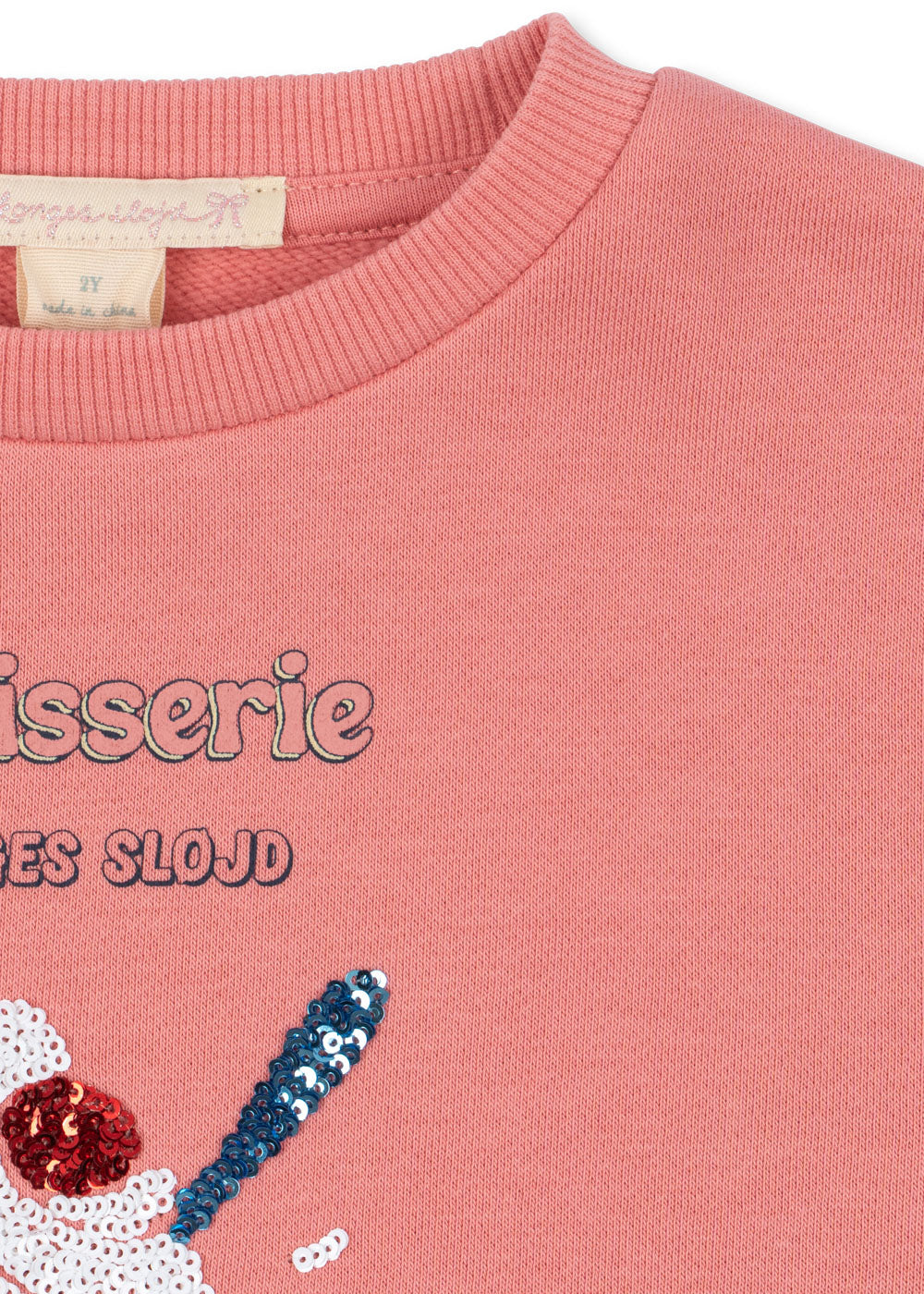 Konges Sløjd Lou Sequin Sweatshirt - Peach Blossom
