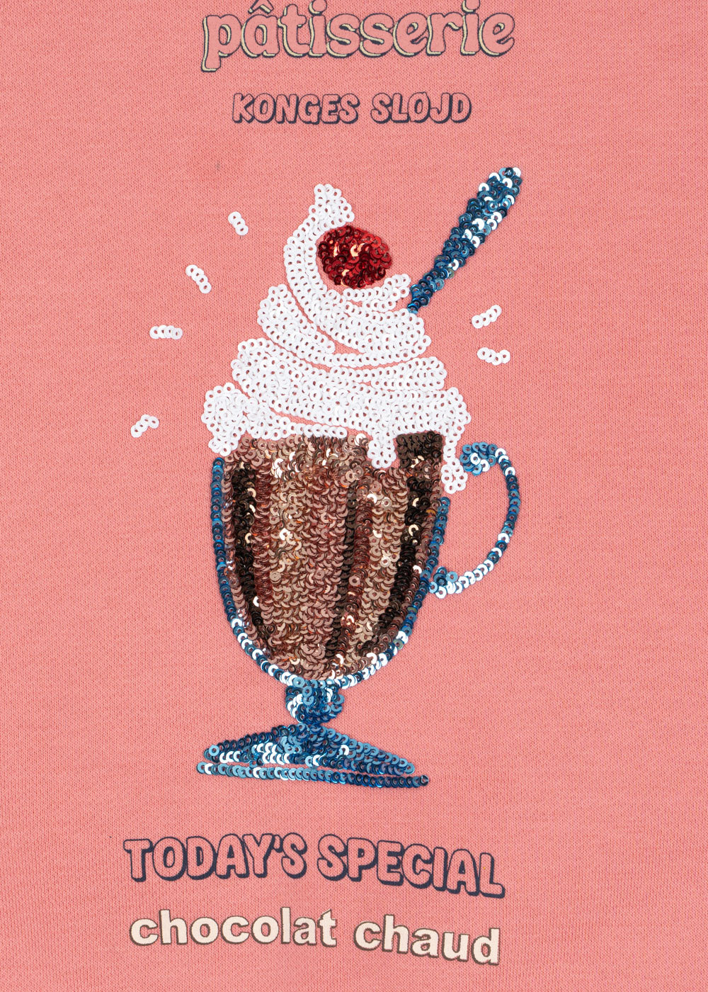 Konges Sløjd Lou Sequin Sweatshirt - Peach Blossom