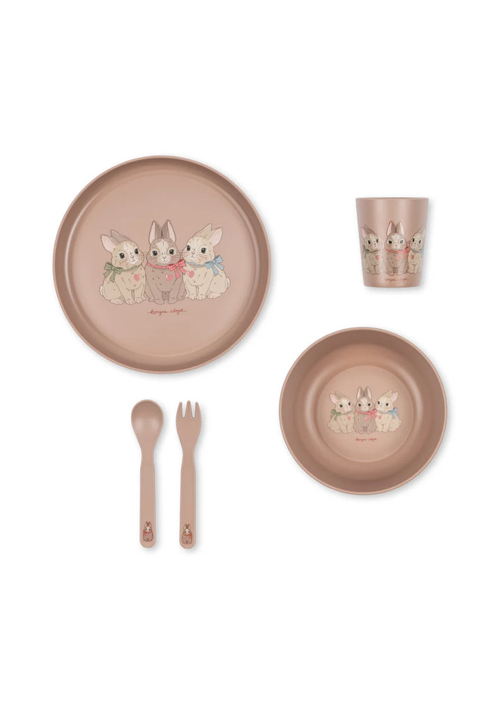 Konges Sløjd Dinner Set - Bunny