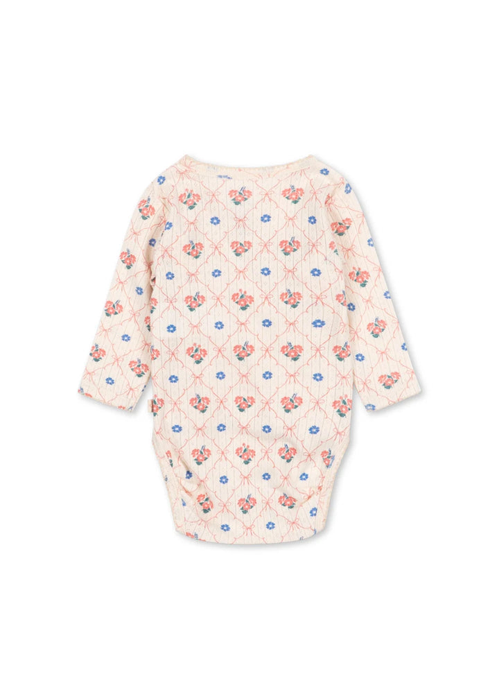 Konges Sløjd Minnie Newborn Bodysuit - Fleur Decor