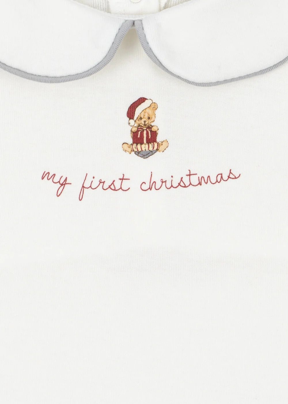 Konges Sløjd My First Christmas Onesie - Optic White