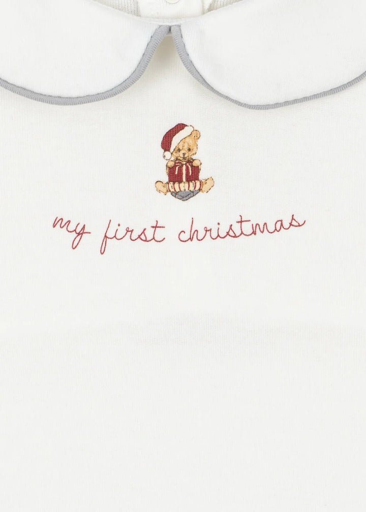 Konges Sløjd My First Christmas Onesie - Optic White