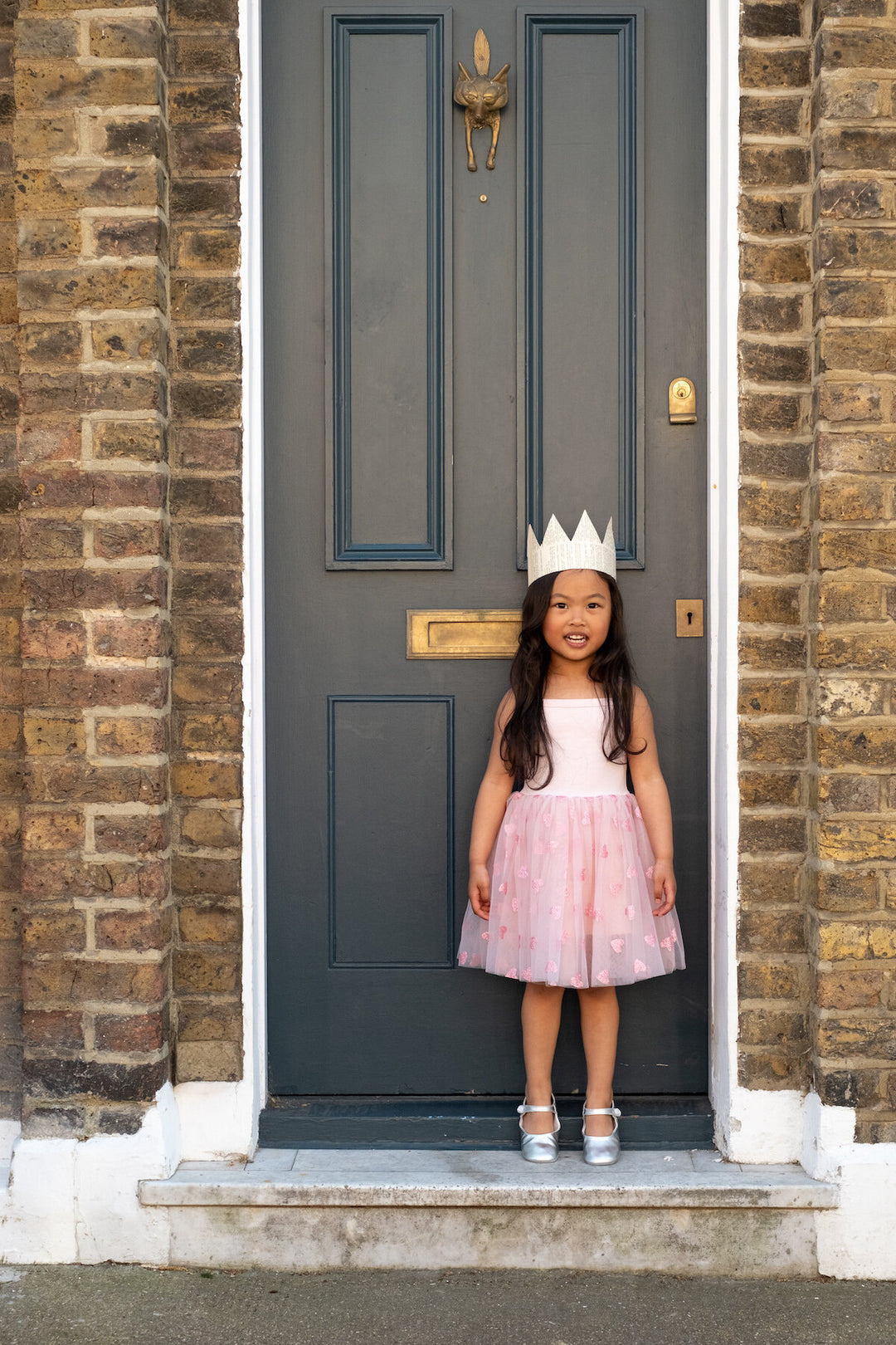 Bob &amp; Blossom Tutu Dress - Pale Pink &amp; Pink Glitter Heart