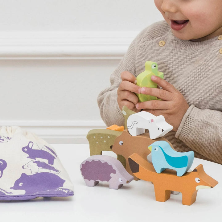Le Toy Van - Forest Animals Stacking Tower &amp; Bag